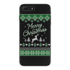 merry christmas ugly christmas sweater iPhone 7 Plus Case