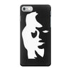 sax player lady face optical illusion iPhone 7 Case