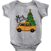 merry christmas car Baby Bodysuit