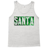 santa green glitter Tank Top