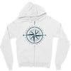 compass sun Zipper Hoodie