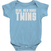 real men make twins Baby Onesie