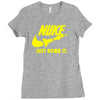 nuke just bomb it Ladies Fitted T-Shirt