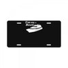 i'm on a boat License Plate