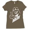 darth vader star wars fun party trance  mycultshirt kult shirt neu2 Ladies Fitted T-Shirt