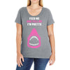 Feed Me and Tell Me I'm Pretty Baby Girl Ladies Curvy T-Shirt