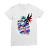 King Of Jungle Ladies Fitted T-Shirt