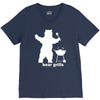 bear grills bbq funny V-Neck Tee