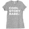 cool story bro Ladies Fitted T-Shirt