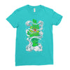 smoking Ladies Fitted T-Shirt