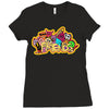 friends doodle!! Ladies Fitted T-Shirt