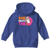 She Wants The D Dunkin Donuts Youth Hoodie