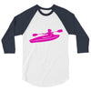 kayak chick 3/4 Sleeve Shirt