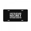 antiaging secret License Plate