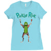 pickle rick Ladies Fitted T-Shirt