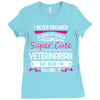 I Never Dreamed I d Grow Up To Be A Super Cute Veterinarian Ladies Fitted T-Shirt