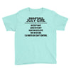 Smartass July Girl Youth Tee