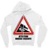 warning descent Zipper Hoodie