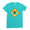bear shark Ladies Fitted T-Shirt