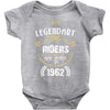 legendary riders are born in 1962 Baby Bodysuit