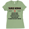 Taurus Woman Ladies Fitted T-Shirt