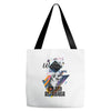 who loves golden retriever Tote Bags
