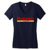 Manager Of Myselfy i Was Nobody Before Social Media Women's V-Neck T-Shirt
