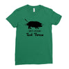 anti vegan task force Ladies Fitted T-Shirt