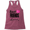 best friends forever Racerback Tank