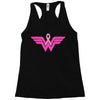 breast cancer wonder woman Racerback Tank