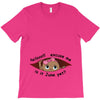 June Peeking Out Baby Girl T-Shirt