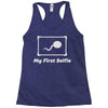 my first selfie Racerback Tank
