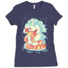 polar bear Ladies Fitted T-Shirt