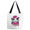 angry zombie Tote Bags