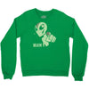 alien believe space sci fi ufo nerd Crewneck Sweatshirt