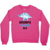 grumpa saurus rex Crewneck Sweatshirt