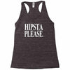 hipsta please Racerback Tank