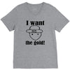 i want the gold V-Neck Tee
