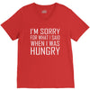 hungry apology V-Neck Tee