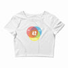 Venn Diagram Crop Top