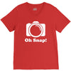 oh snap camera V-Neck Tee