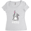 bunny anxiety Women's Triblend Scoop T-shirt