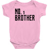 number one brother Baby Onesie