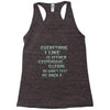 everything i like girls Racerback Tank
