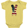 jake paul x american flag Baby Onesie