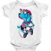 dog biker Baby Onesie
