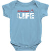 Fishing Life Baby Onesie