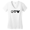 peace Women's V-Neck T-Shirt