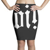 oi punk rock top long sleeve,,,, Pencil Skirts