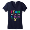 team 2nd grade Women's V-Neck T-Shirt